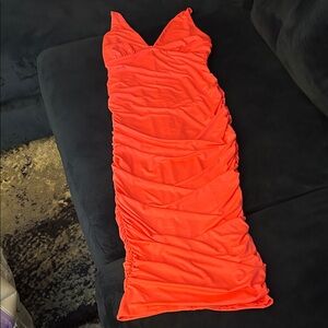 Vibrant Pink Sleeveless Dress